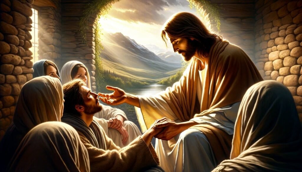 Jesus enseñando